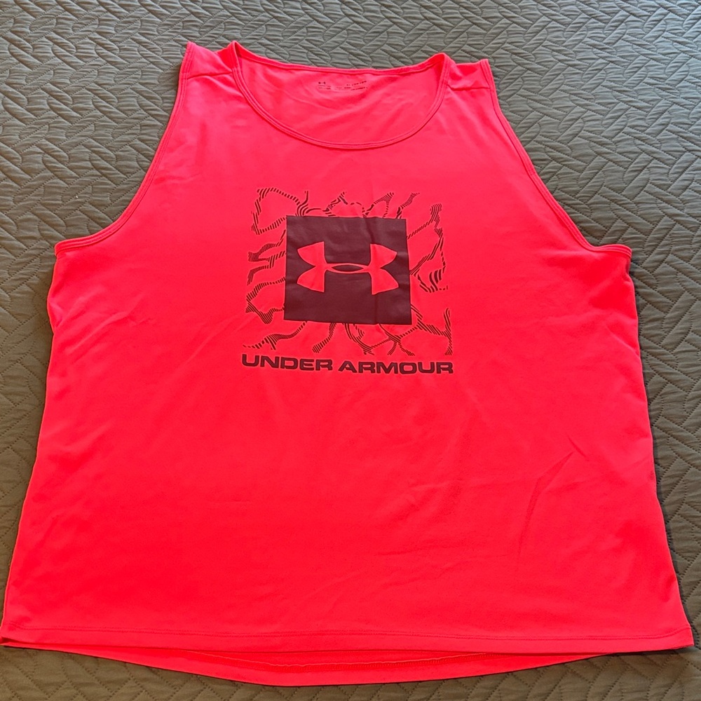 Under Armour Neon Orange Tank Top